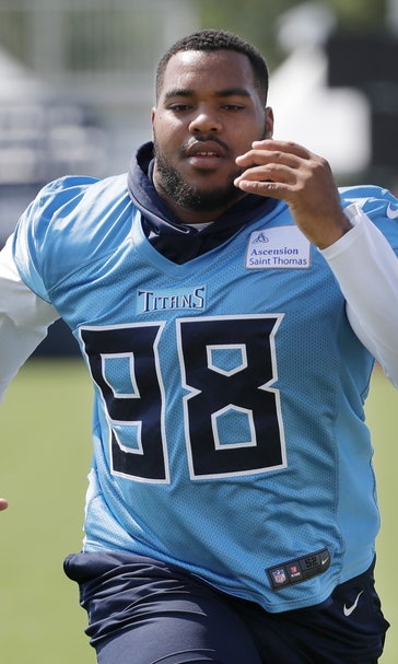 Titans' top draft pick practicing, looking to make NFL debut